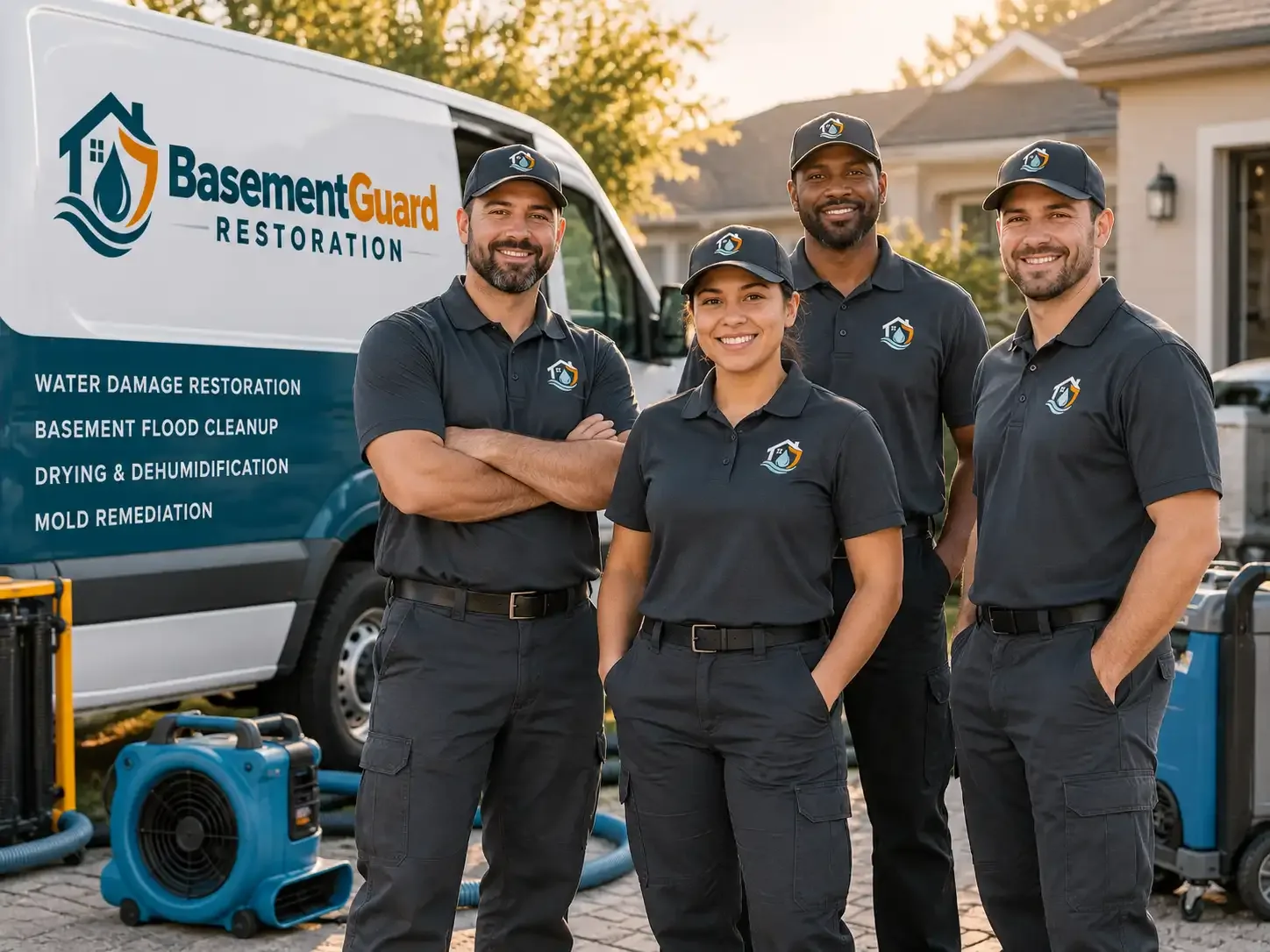 Basement Water Damage Restoration company in Roans Prairie, TX